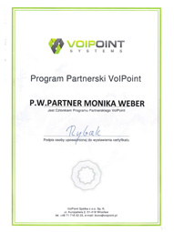 WeberSystems - Program partnerski VoIPoint
