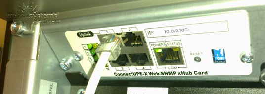 Zasilacze awaryjne UPS monitoring over LAN